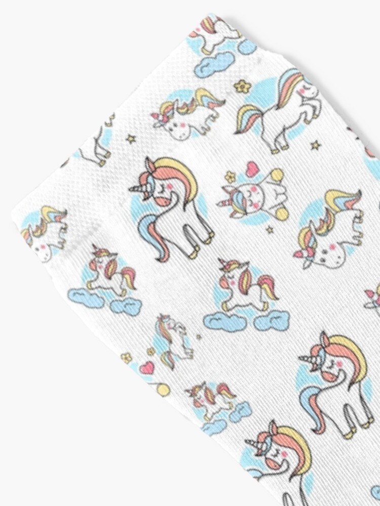 Alternate view of Unicorn Pattern Socks