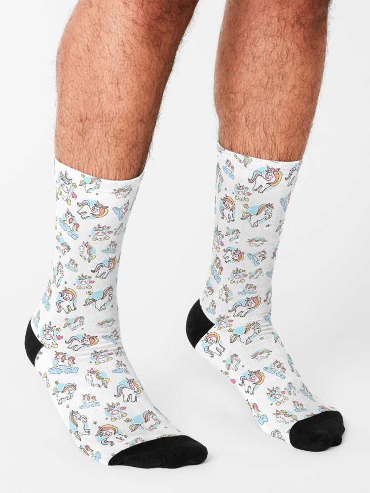 Alternate view of Unicorn Pattern Socks
