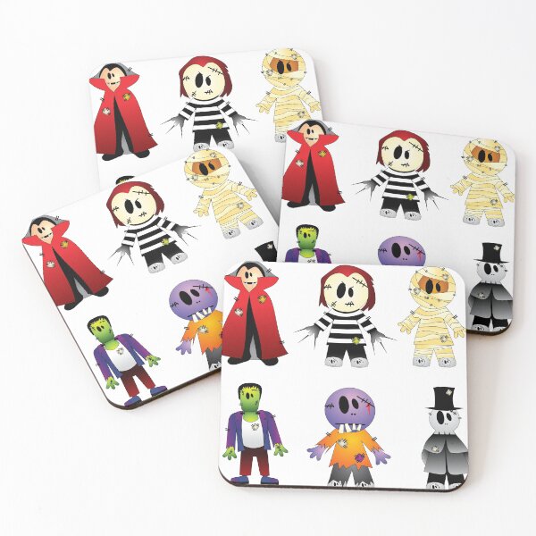 Item preview, six Halloween characters, Halloween costume New York's Village Halloween Parade, Halloween Creepy Collection designed and sold by Halalolo.