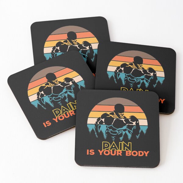 Item preview, Pain is your body retro design designed and sold by thebearderhood.