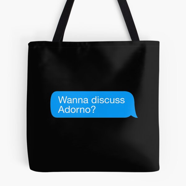 Item preview, Wanna Discuss Adorno designed and sold by isstgeschichte.