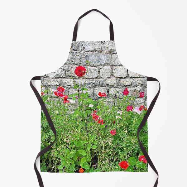 Item preview, Poppies and Other Red Flowers Garden Stone Wall, Himalaya designed and sold by worldways.