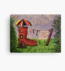 'Every Old Sock Meets An Old Shoe' Canvas Print