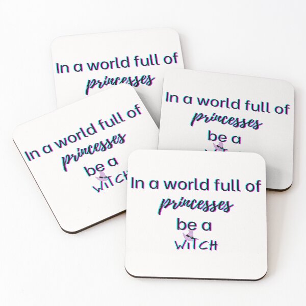 Item preview, in a world full of princesses be a witch text designed and sold by NelBo.