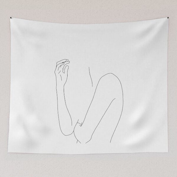 Item preview, Nude figure illustration - Dorit designed and sold by TheColourStudy.