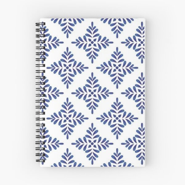 Item preview, Navy Blue Detailed Pattern Motifs designed and sold by Lamadesigns.