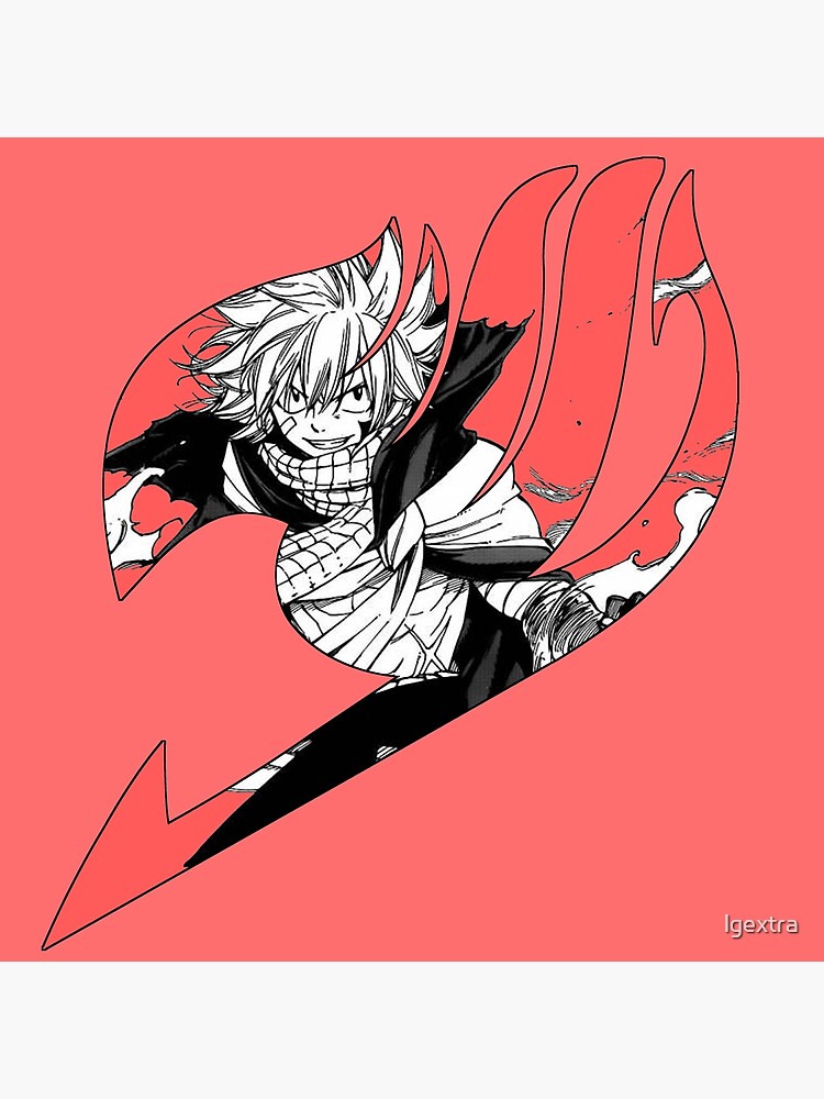 Natsu Dragneel Fairy Tail Logo Greeting Card By Lgextra Redbubble