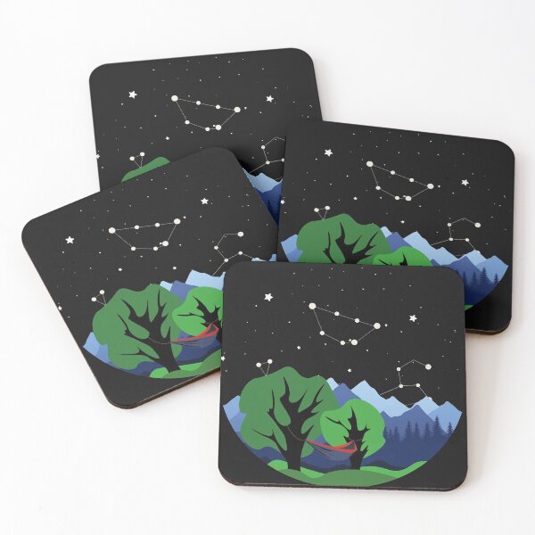 Item preview, Hammock Camping Beneath the Stars designed and sold by FringyGingy.
