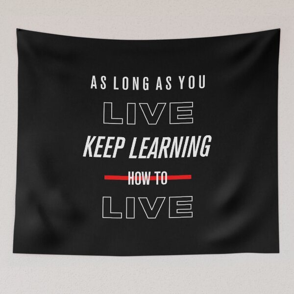 Item preview, Seneca - As long as you live, keep learning how to live designed and sold by Syahrasi.