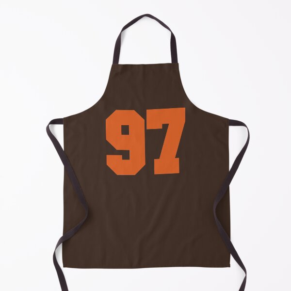Item preview, 97 Number Cleveland Sports Ninety-Seven Brown Jersey designed and sold by HelloFromAja.