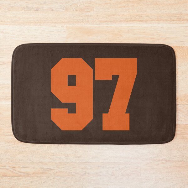Item preview, 97 Number Cleveland Sports Ninety-Seven Brown Jersey designed and sold by HelloFromAja.
