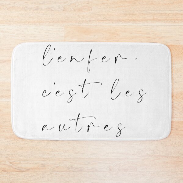 Item preview, hell is other people / l'enfer, c'est les autres designed and sold by ShuckedLondon.