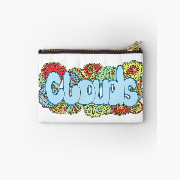 Item preview, Clouds doodle (Blue) designed and sold by YippeeYay Doodles.