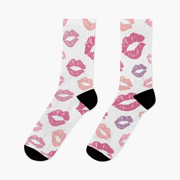 Item preview, Light pink purple lipsticks lips pattern gift design designed and sold by Michael Schmidt.