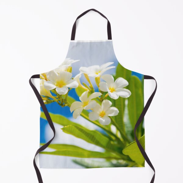 Item preview, Frangipani Flowers Face Mask designed and sold by Adrian Alford Photography.