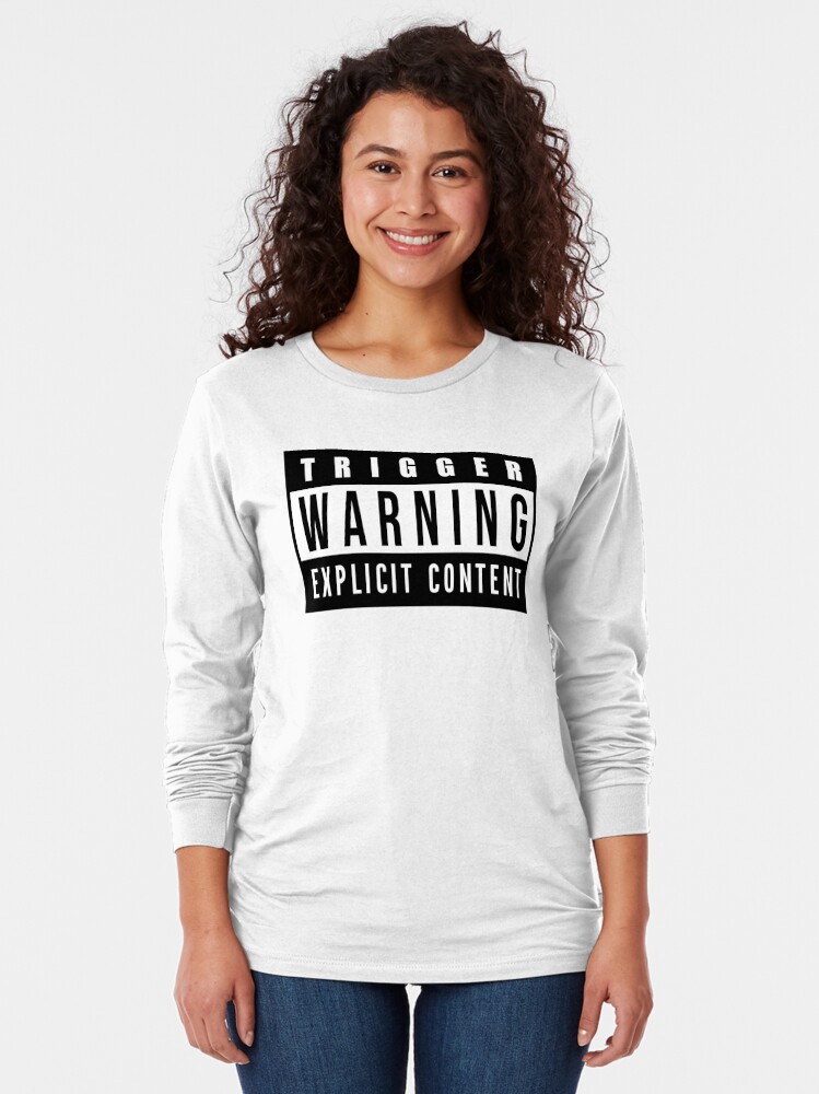 warning sign shirt