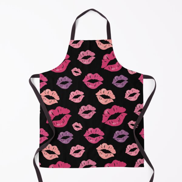 Item preview, Dark pink violet lipstick lips pattern gift design designed and sold by Michael Schmidt.