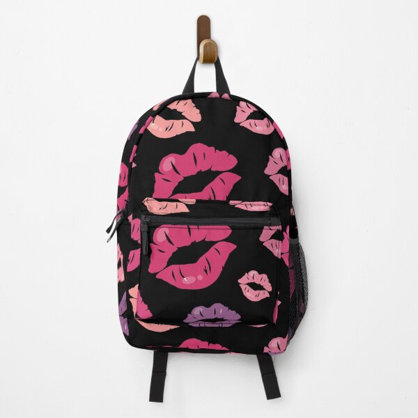 Item preview, Dark pink violet lipstick lips pattern gift design designed and sold by Michael Schmidt.