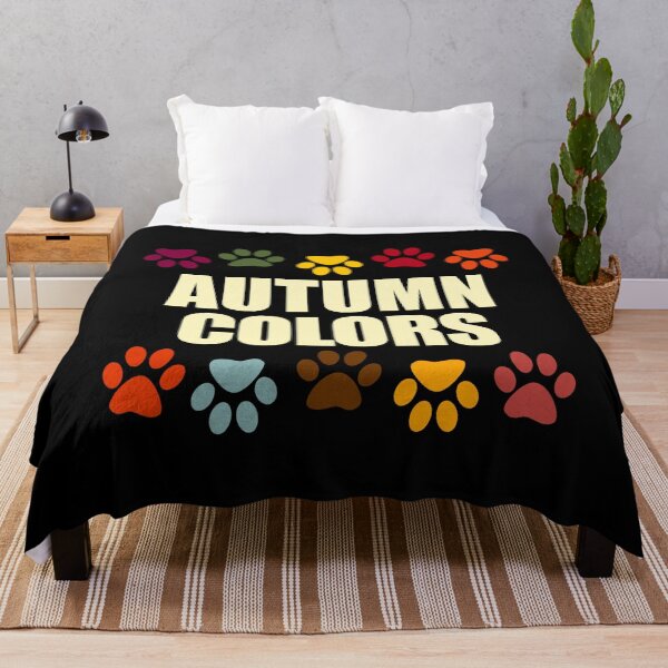 Item preview, Autumn Colors Dog Paws (US Spelling) designed and sold by MoonsmileProd.