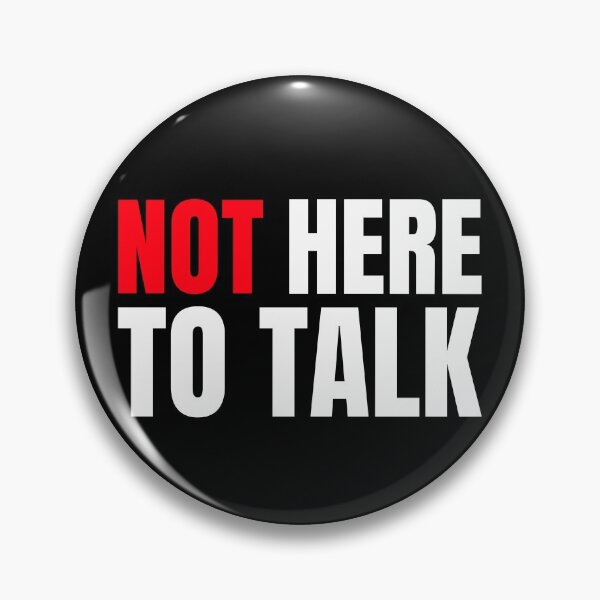 Item preview, Not Here To Talk designed and sold by GymMotivation.
