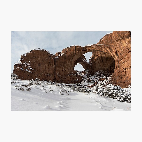 Frosted Double Arch Photographic Print