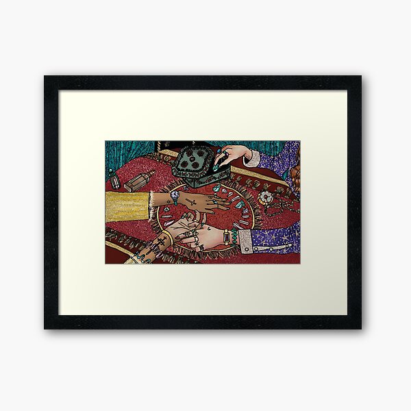 Seance Framed Art Print