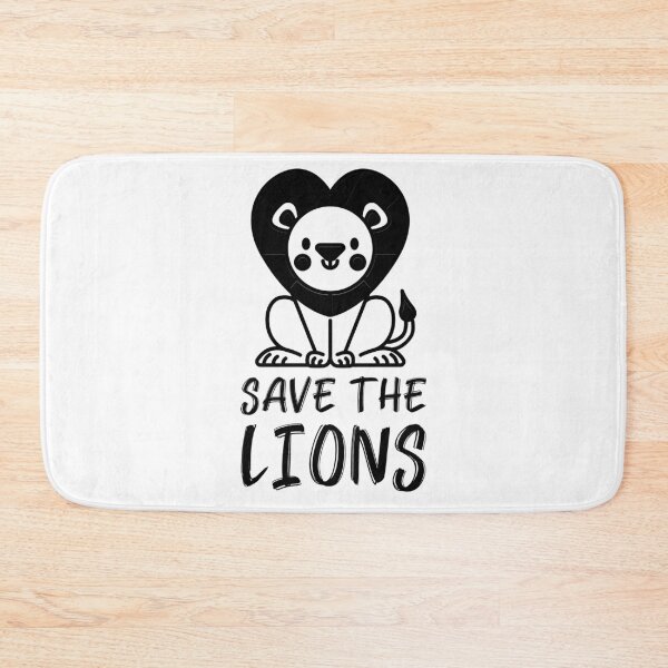Item preview, Save the Lions Cute Happy Lion designed and sold by javes93.