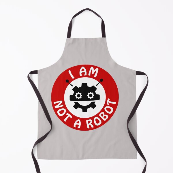 Item preview, I am not a robot, warning sign designed and sold by Mike Kiev art.