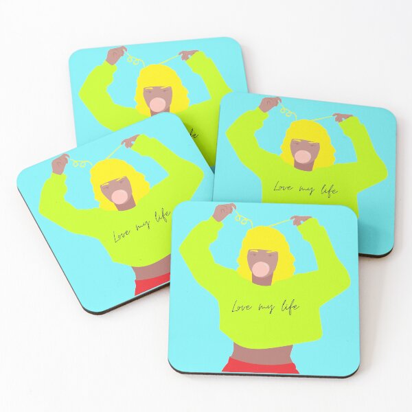 Item preview, Copy of love my life Girl - in green- designed and sold by Kha-oula.