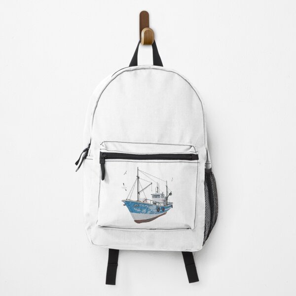 Item preview, Fishing cutter with seagulls designed and sold by MIRO3D.