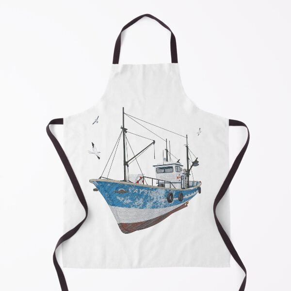 Item preview, Fishing cutter with seagulls designed and sold by MIRO3D.