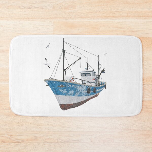 Item preview, Fishing cutter with seagulls designed and sold by MIRO3D.