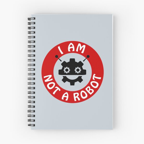 Item preview, I am not a robot, warning sign designed and sold by Mike Kiev art.