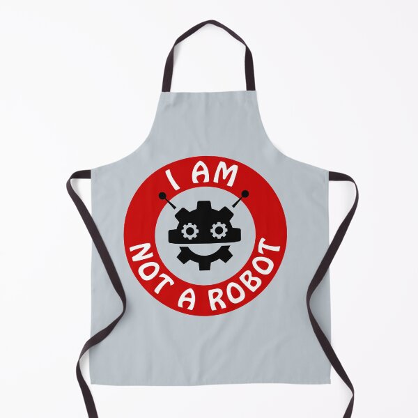Item preview, I am not a robot, warning sign designed and sold by Mike Kiev art.