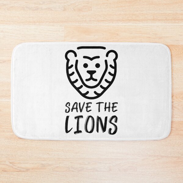 Item preview, Save the Lions Cute Lion Face designed and sold by javes93.