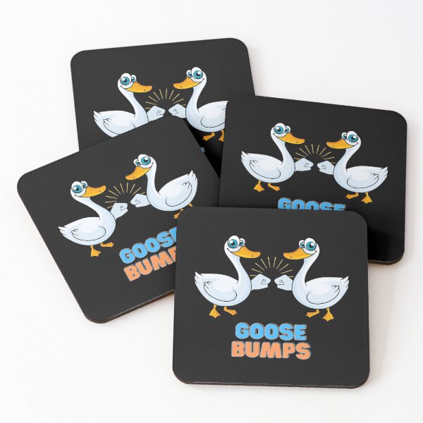 Item preview, Cute and Funny Goose Bumps fist bump birds designed and sold by WildWoyages.