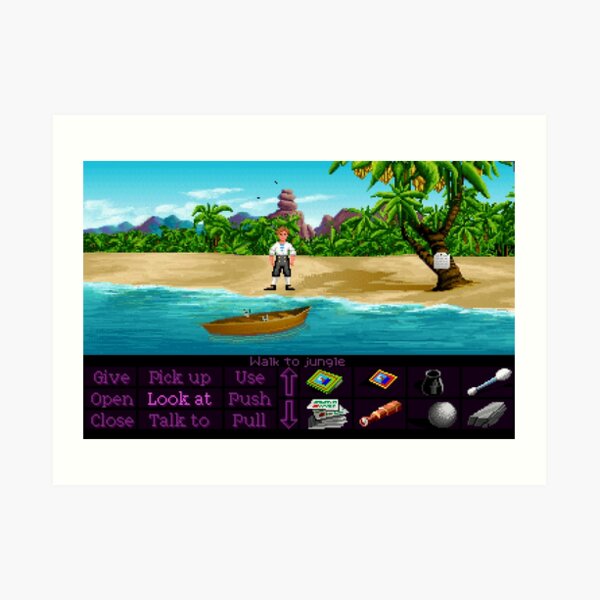 Finalmente en Monkey Island (Monkey Island 1) Lámina artística