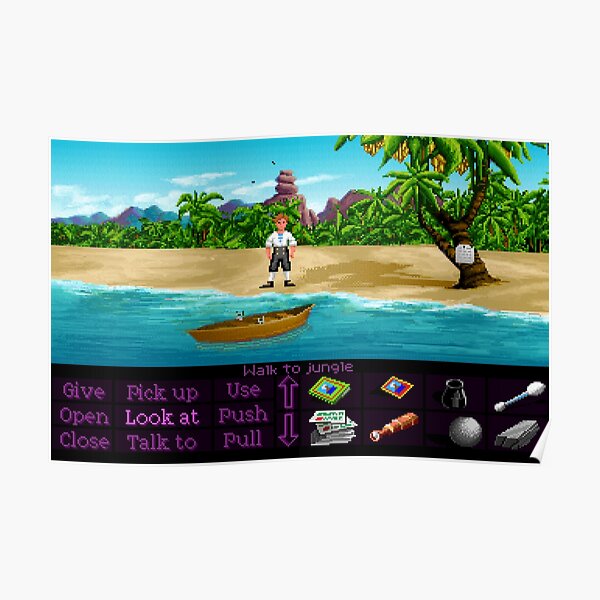 Finally on Monkey Island (Monkey Island 1) Poster