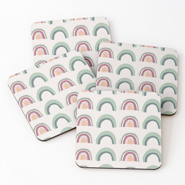 Item preview, Skin toned curved rainbow cactus pattern gift designs designed and sold by Michael Schmidt.