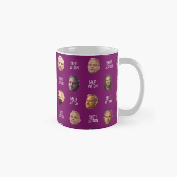 Brett Sutton - Face Pattern Classic Mug