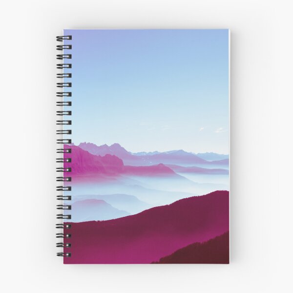 Item preview, Montañas en la niebla - paisaje rosa designed and sold by schwebewesen.
