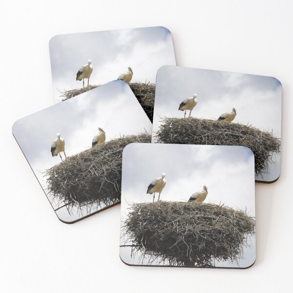 Item preview, white storks (Ciconia ciconia) designed and sold by Jack Cox.