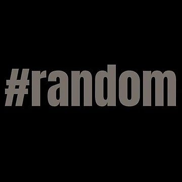 Artwork thumbnail, #random - Funny Random Hashtag Design by aurielphoenix