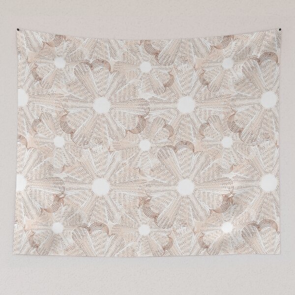 Item preview, light abstract pattern with guilloche effect designed and sold by rysunki-malunki.