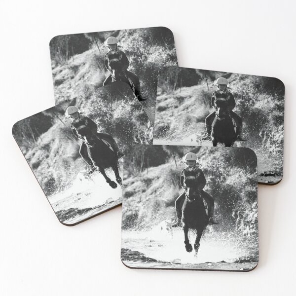 Item preview, Chica a caballo chapoteando en el agua designed and sold by Jack Cox.