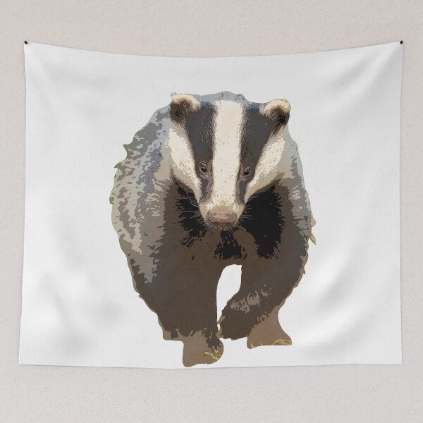 Item preview, European Badger Color Print designed and sold by designsasstultd.