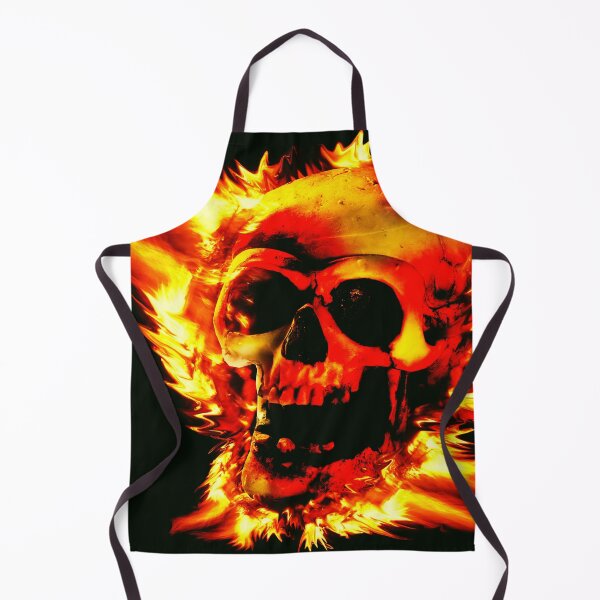 Item preview, Burning skull designed and sold by The Sober Art.