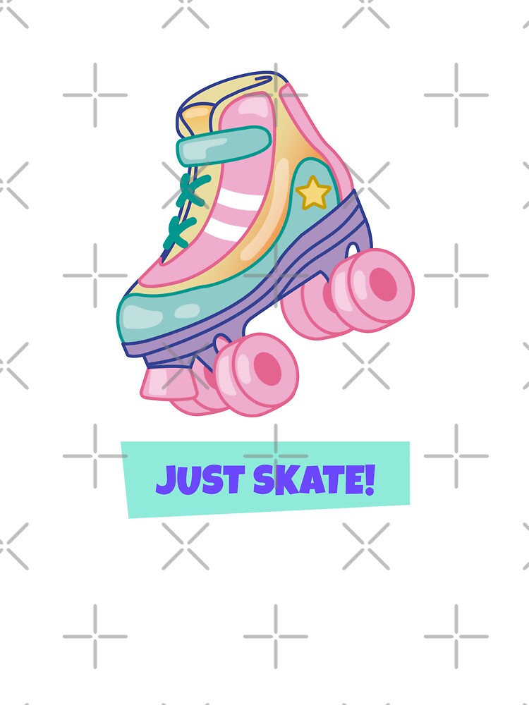 GREAT SKATE  IN BLUE  ACRYLIC SKATE PIN WITH TAG 