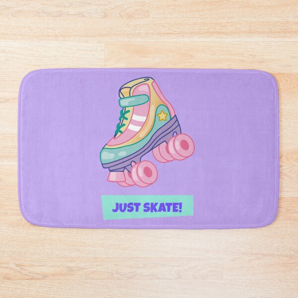 Item preview, Just Skate Rollerskate Classic 90s 80s Retro Bright Pastel Surrealist Artwork   designed and sold by CreatedbyJR.