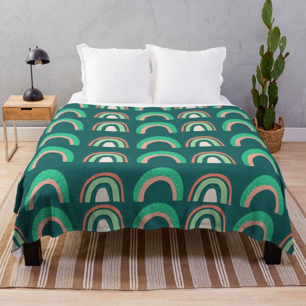 Item preview, Dark green curved rainbow pattern gift design designed and sold by Michael Schmidt.